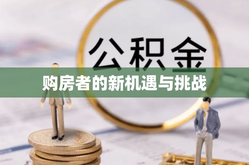 快办购房者的新机遇与挑战