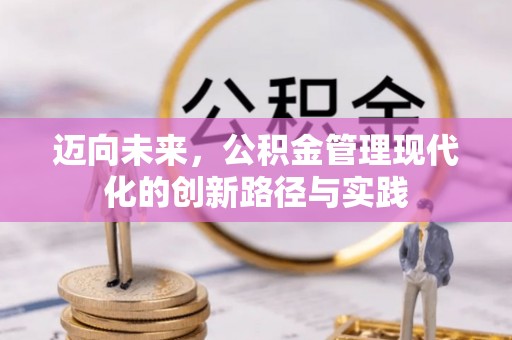 快办迈向未来，公积金管理现代化的创新路径与实践